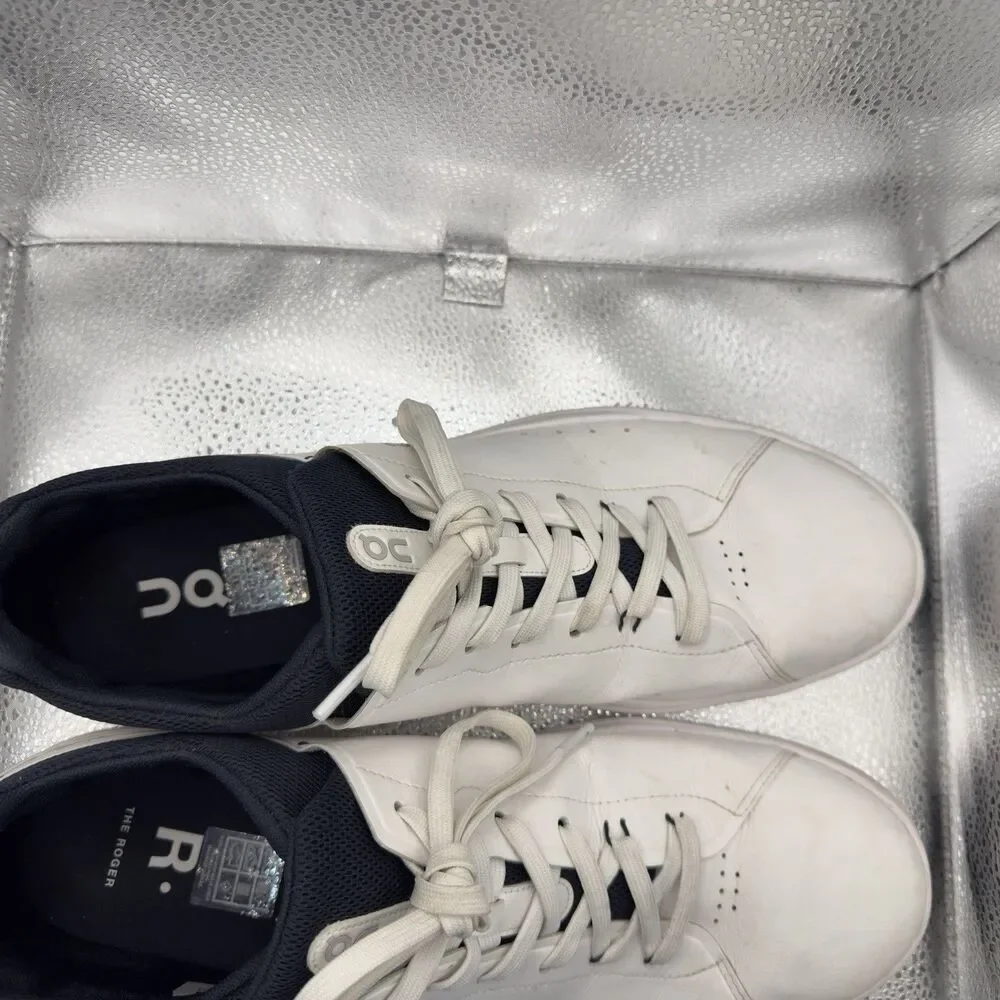 ON Running The Roger Advantage Sneaker Shoe White Blue Tennis Men Size 14 US
